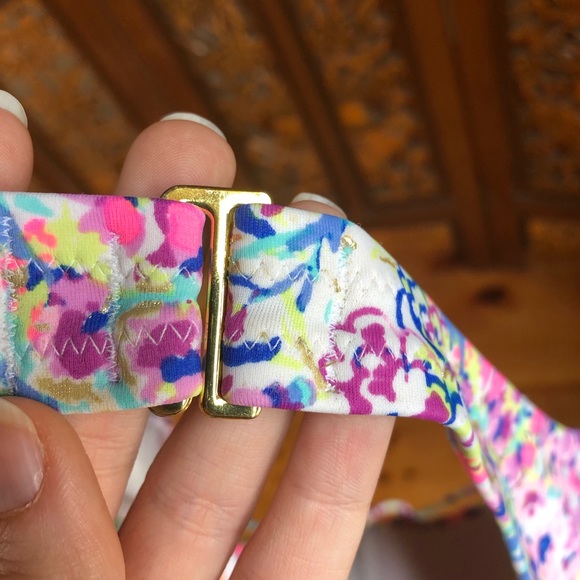 VS Ditsy Floral Print Bandeau Bikini Top - Picture 8 of 9